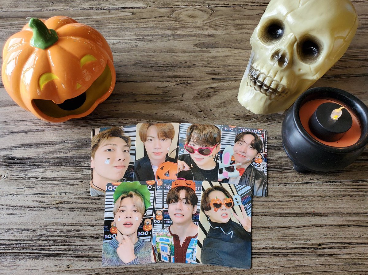 💫 - Worldwide BTS Giveaway -💫

Happy Halloween! 

💜 BTS Photocards 💜

To enter:
- follow, retweet, and like

Ends in 24 hours! Good luck! 🥳💜 <a href="/BTS_twt/">방탄소년단</a>

GA proofs and shop info in next tweet 💜