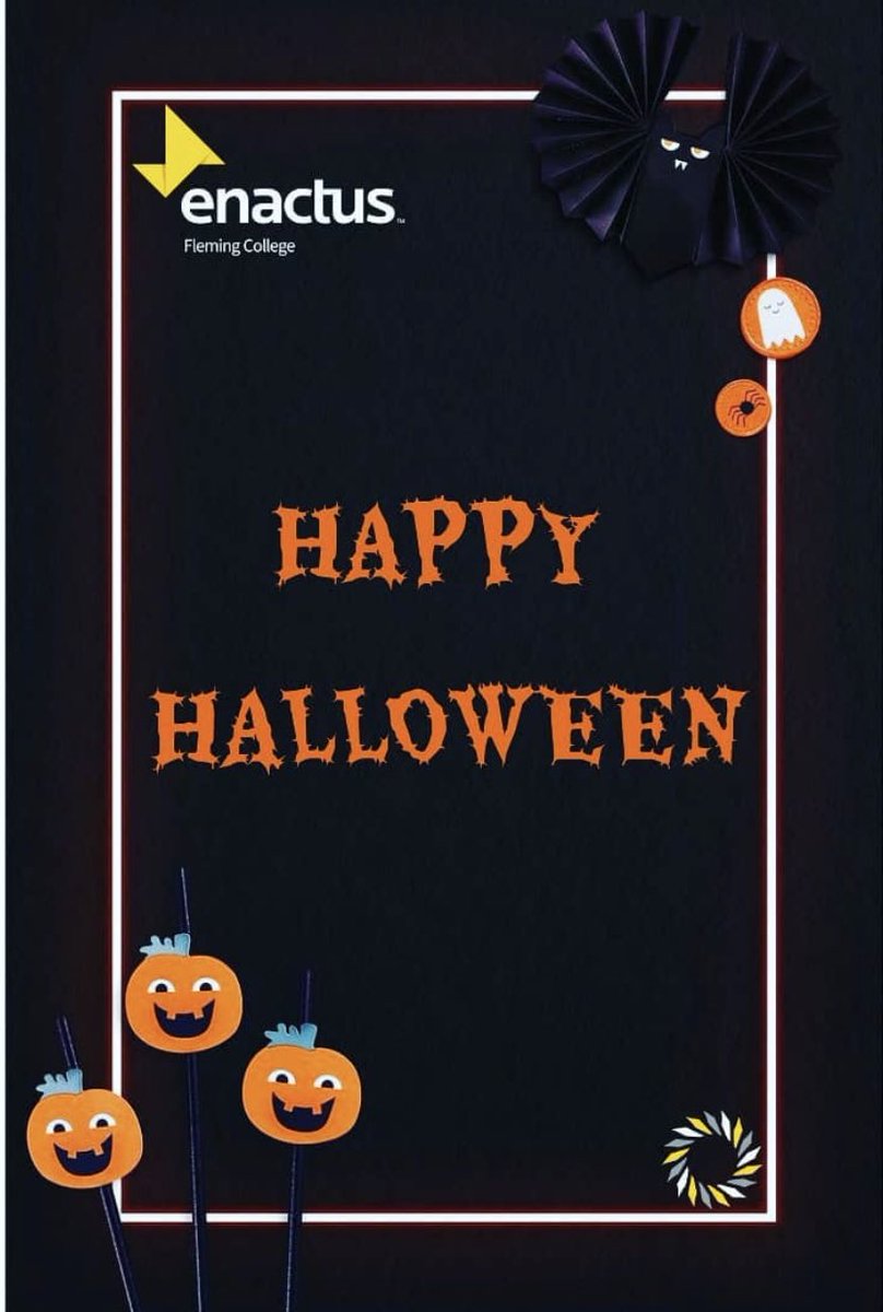 EnactusFleming's tweet photo. "Magic is really very simple, all you've got to do is want something and let yourself have it." - Aggie Cromwell (Halloweentown 1998)
πππ Happy Halloween πππ
#halloweenοΏΌ #halloween2020οΏΌ #bespooky #flemingcollege #enactusfleming https://t.co/9stiwhOmNA