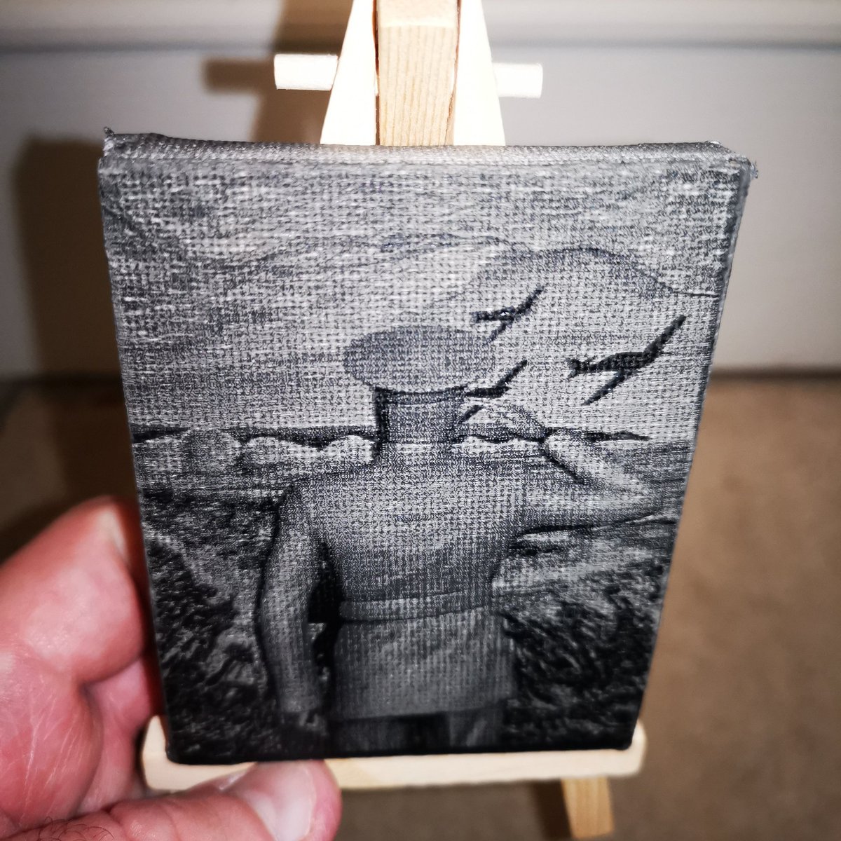 JohnWoo50's tweet photo. #engraved #canvas for #RemembranceSunday we will remember them https://t.co/WThdkpSaPI