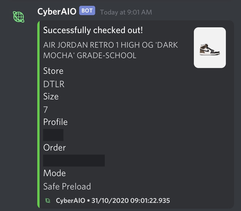 ProfitsCloud's tweet photo. Long day but came out on top! Wish I could have gotten more but still happy!
S/O
Bots: @PrismAIO &amp; @Cybersole 
Proxy: @HollowProxies, @UnknownProxies, @LoopProxy, &amp; @ChiCooked 
Group: @Soleus https://t.co/XtT19cNefF