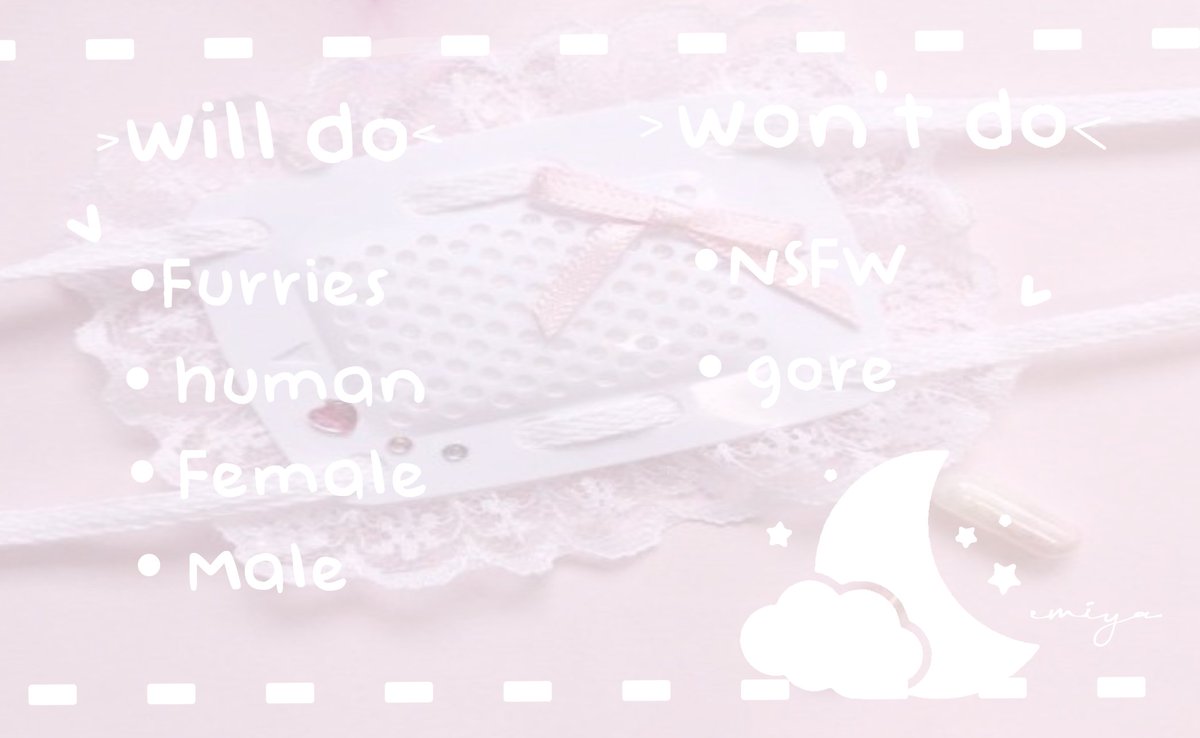 vxnillaxcrweam's tweet photo. ╭ ୨👒୧︰Commission on sale! ʕ•ᴥ•ʔ 🥐
⋆🌿🌻🌿˚₊ᨳ if your interested on commissioning me DM me any time!
⋆🌿🌻🌿˚₊ᨳ My commission limit is 2!
⋆🌿🌻🌿˚₊ᨳ #commissionsopen
#art #Edit #rhcommissions #RHcom
╰── ┈ ┈ ┈ ┈・♡̷̷ ₊˚.🍡 https://t.co/ieH6iPJKPD