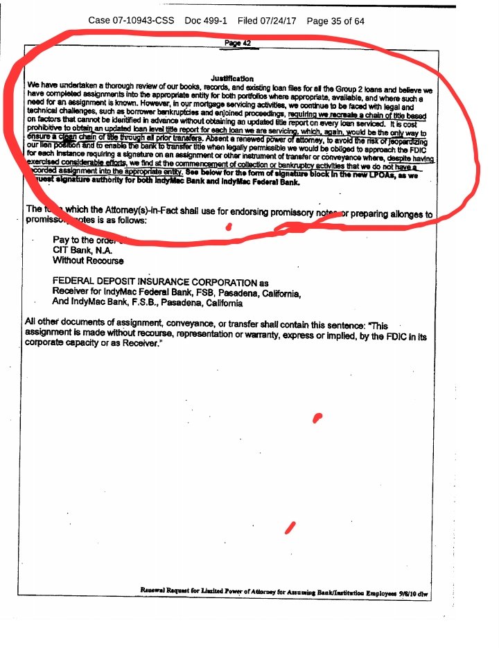 FreeSteveNow's tweet photo. #shame on #fdic and you #sheilaBair2013 for giving ok/ #greenlight for #forgery #robosigning .
#Read below line 4 line If you dare.
Source: buried in FDIC #FOIA obtained by #freestevenow.
#Bombshell #evidence of 1,000's of wrongful #foreclosures.
#FDIC_OIG https://t.co/puzt6Ue0MQ