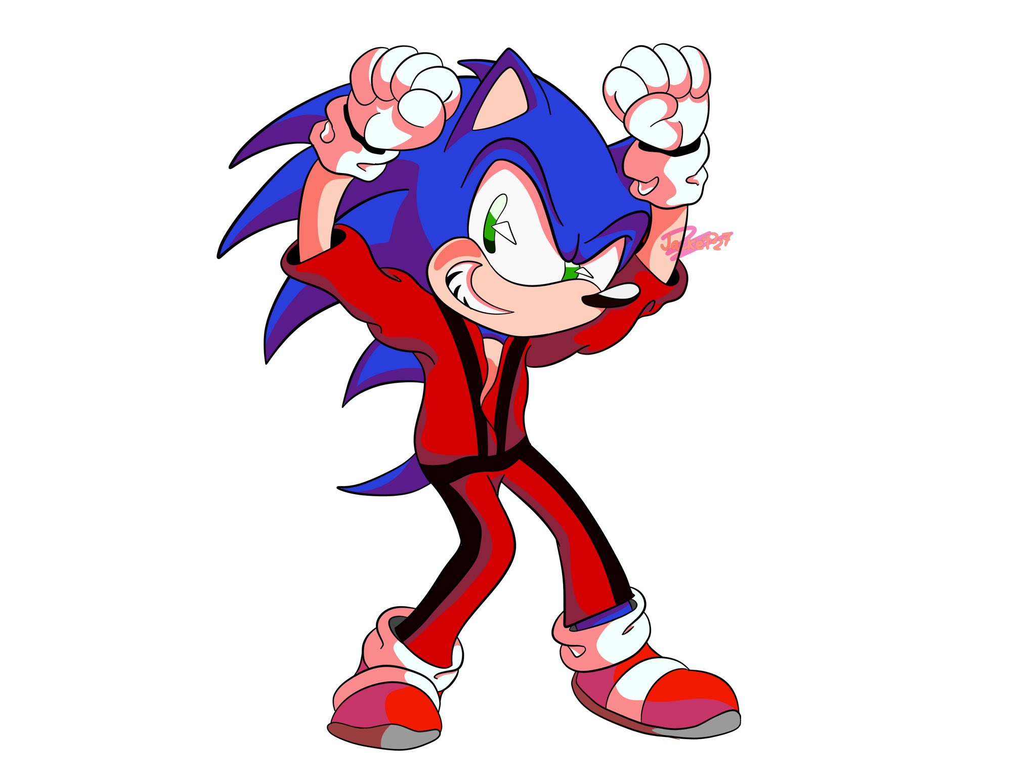 Michael Jackson Sonic The Hedgehog Jacket