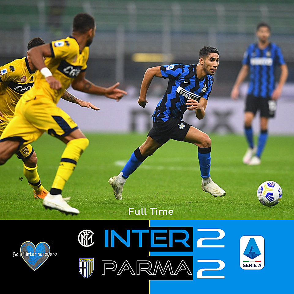 inter_regina's tweet photo. Full Time a SanSiro #InterParma 1-2 #SerieA #fcim #Nerazzurri #InterFans #Inter #ForzaInter https://t.co/vghU1w79fv