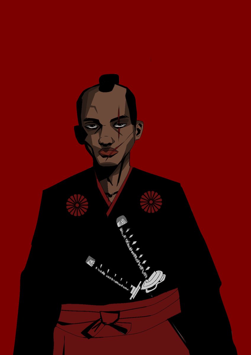 po3_shiesty's tweet photo. After listening to @LadiPoe Yoruba samurai(a lot) I decided to draw one😁 https://t.co/oxI9jHfOCK
