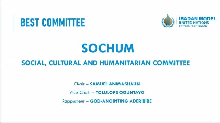 Ayodele_Odedara's tweet photo. Glad to have been part of IBMUN '20 @Ibadanmun representing Islamic Republic of Mauritania 🇲🇷. It was an amazing experience. The conference though long and exhausting was worth it all the way...

Super proud to have been part of the winning committee... https://t.co/QzeL32kQNX