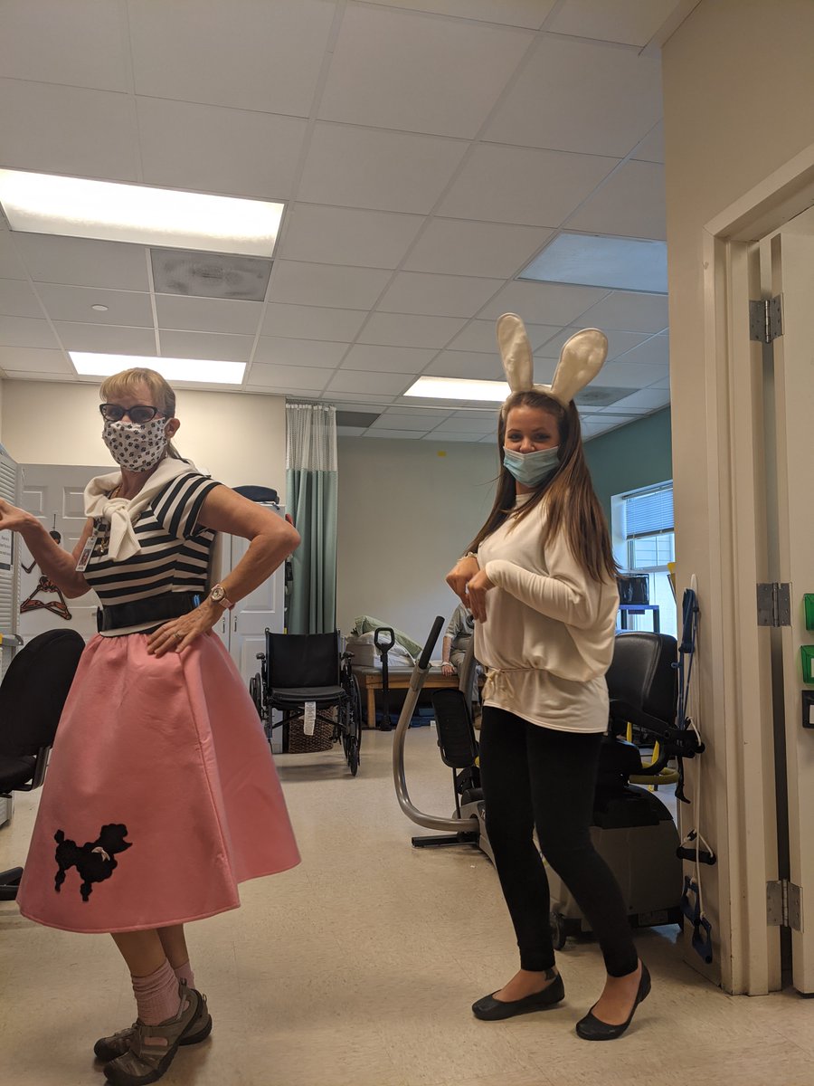 TxTeamRehab's tweet photo. Our team at Somerby Mount Pleasant is hopping into Halloween!
#txteam #healthcareheroes #halloween2020 https://t.co/kIka9oA8gF