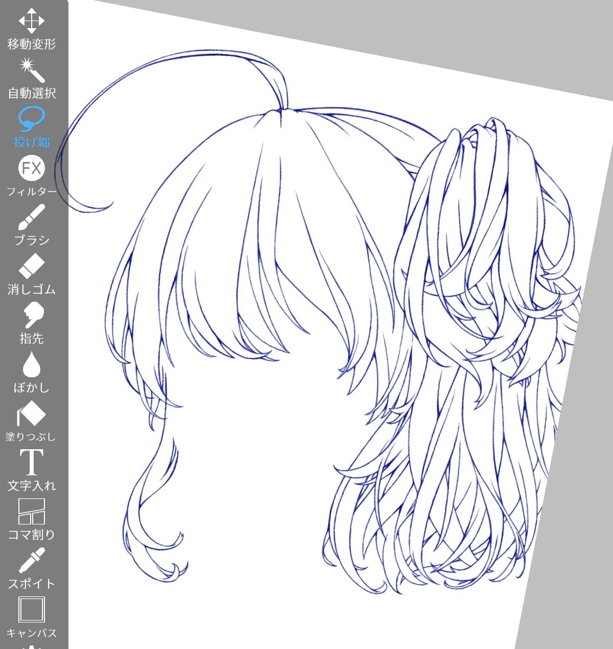 髪の描き方 Twitter Search Twitter