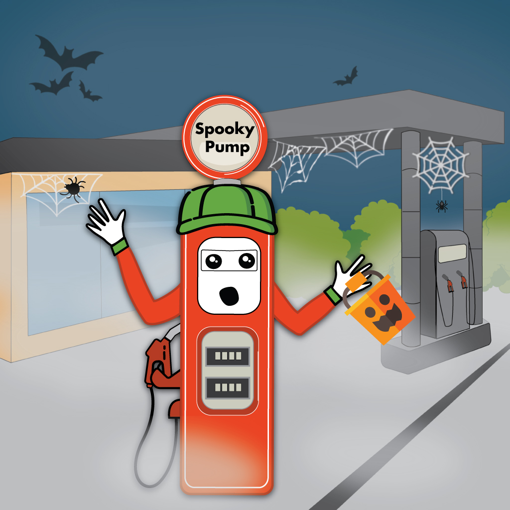 BlinkCharging's tweet photo. Scariest costume around! This #EV charger is such a trickster today! Happy halloween! #RIPgas 👻 https://t.co/ZIEaqD6Uf2