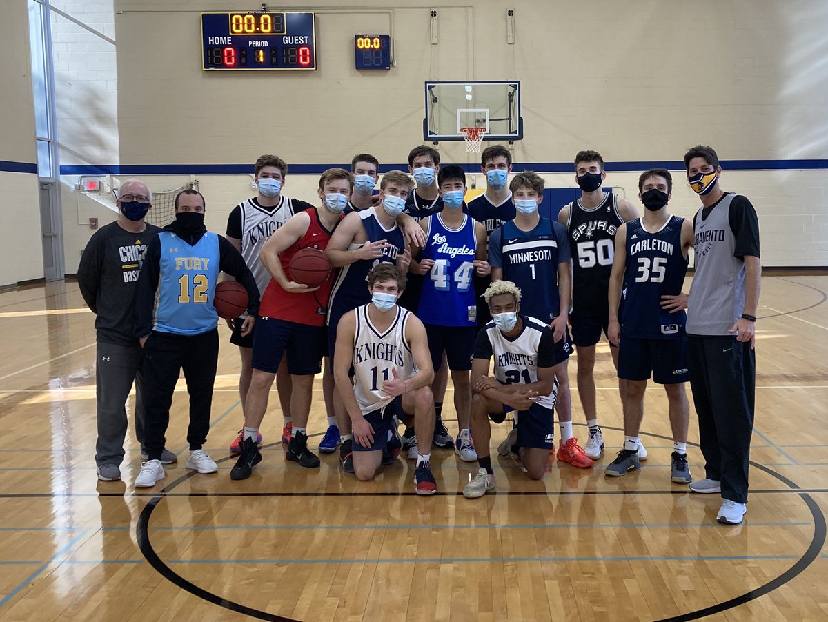 Knights take a quick moment at the end of this morning’s practice to pose for a team photo on jersey day. Lots of great representation from the group!
#HappyHalloween2020