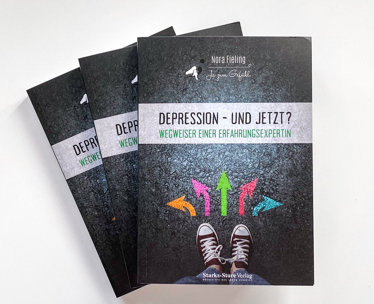deinTherapeut's tweet image. Die liebe @NoraFieling hat bei @StarksStureBOOK einen Ratgeber zum Thema Depression geschrieben.

Sie erzählt darin - wunderbar authentisch - von ihrer eigenen Erkrankung und gibt konkrete Tipps, was Betroffene und Angehörige tun können.

Ich darf heute drei Exemplare verlosen!👇