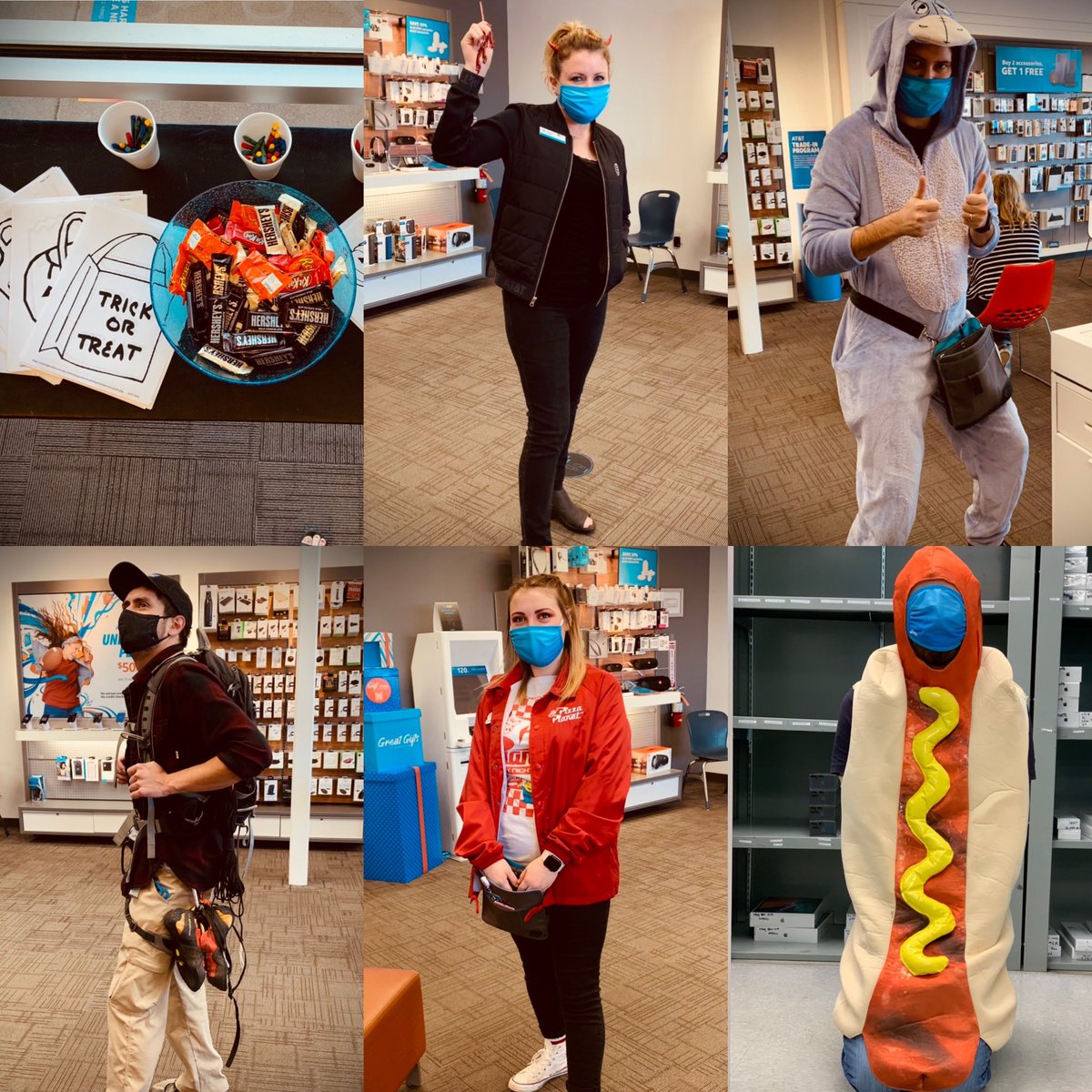 KendraDRoss's tweet photo. @ShopsXSW team wishing you all a Happy Halloween!!!
Be sure to stop by for some ghoulishly good deals!! πππ
#Freeiphone12foreveryone #ATTtv #HappyHalloween2020Β
#LifeatATT #ATTEmployees #Fast2First https://t.co/eMJiuEcFzO