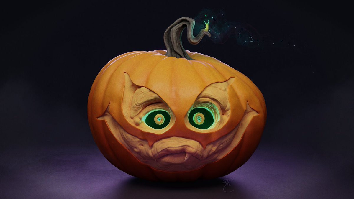 It's a uh ... Gob O' Lantern? 🎃🐌