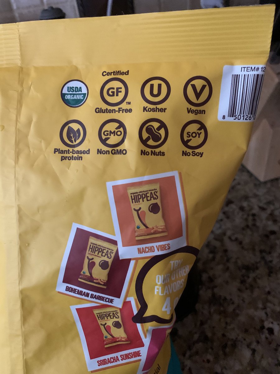 wenck_biotech's tweet image. Label double bingo!!!!#peelbackthelabel Not healthy chips/crisps but all of these labels makes me feel like it is OK to eat the whole bag!