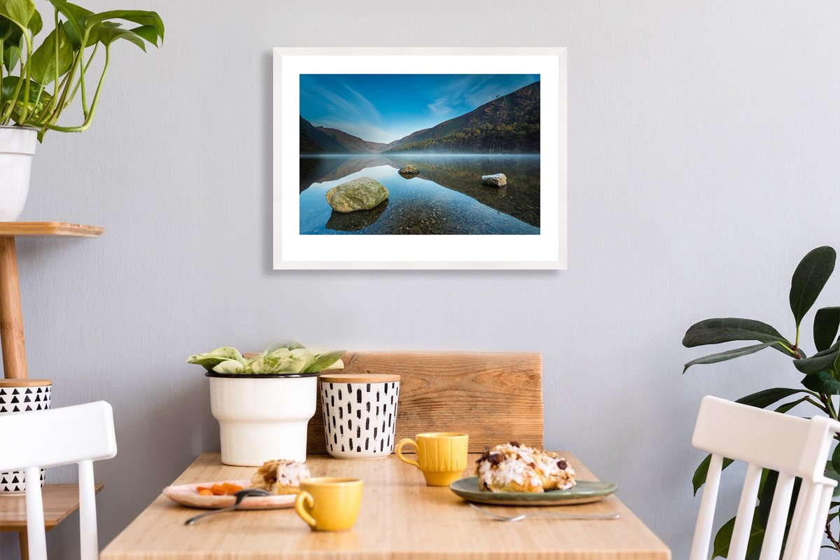 I really recommend Aidan White’s Living Earth Photography. He is based in Wicklow town & takes superb photographic images of Ireland, from dramatic coastlines to stunning lakes & mountains, that can be purchased on his site:  https://livingearthphotography.ie/shop/  . @LivEarthPhoto