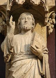 58/ Gothic sculpture in all its grace"There is a depth of feeling in this Gothic sculpture, a variety and energy of life, a sympathy with all the forms of the plant and animal world, a tenderness, gentleness, and grace, a miracle of stone revealing not flesh but the soul"