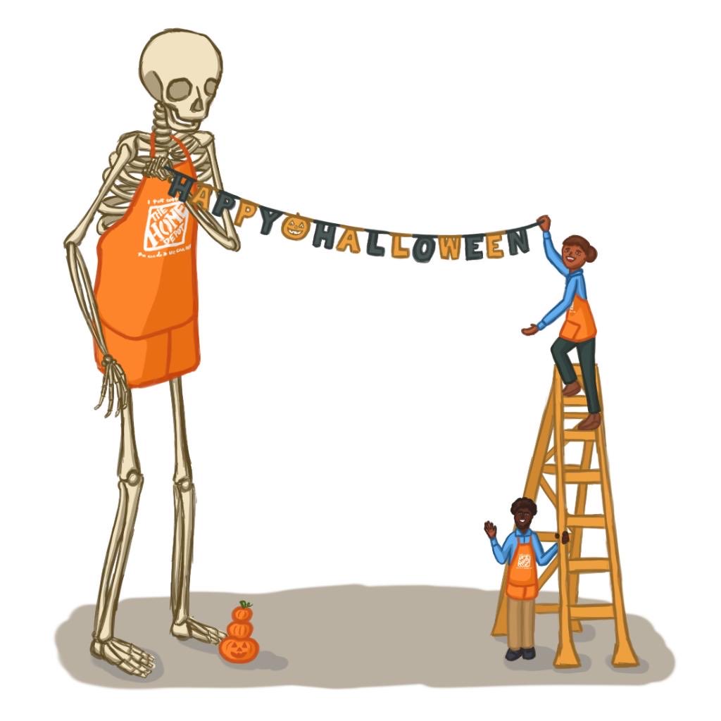 H-A-P-P-Y-🎃-H-A-L-L-O-W-E-E-N   Y’ALL!!! Be safe out there!!! Safety First 🔦 👻 🍊🤗 *Thank You <a href="/shardsofblue/">shardsofblue</a> for Giant Skeleton 🧡#HomeDepotMDO #MDO5837 <a href="/THD_MDO5837/">Pflugerville MDO</a> <a href="/DashMaw/">Aaron Hix</a> <a href="/MauriceRoberso3/">Maurice Roberson</a> <a href="/travissbarton/">Travis Barton</a>