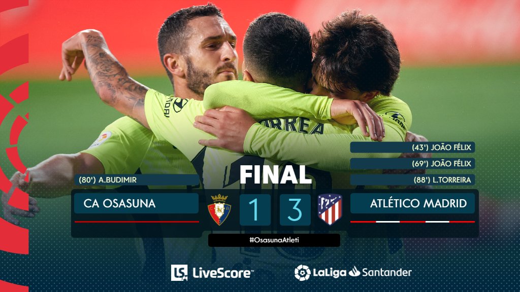 Osasuna-Atletico Madrid