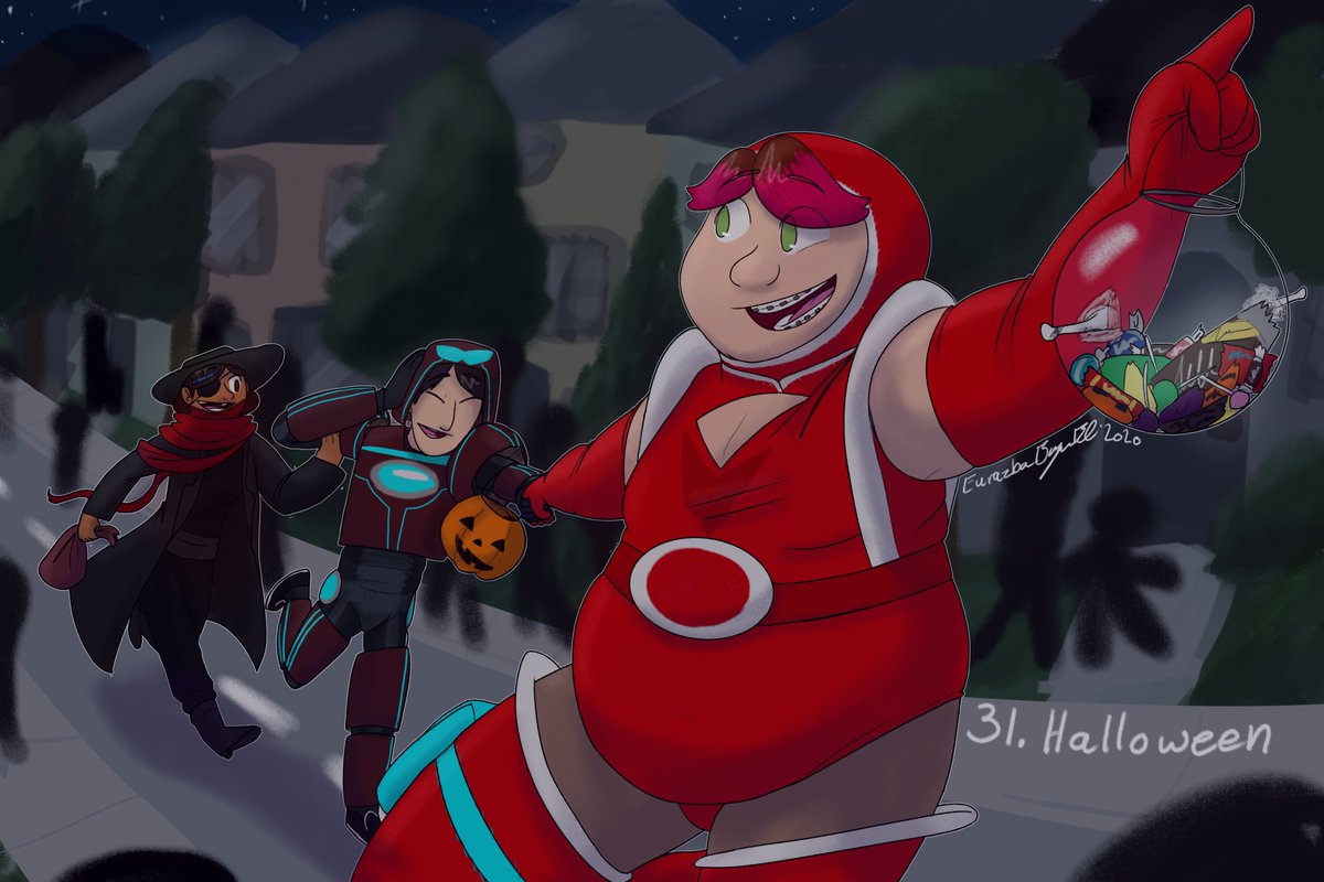 eurazba's tweet photo. #Inktoby Day 31: Halloween!
Coordinated Gun Robot outfits!
AHH I FINISHED ANOTHER INKTOBY!!!!!
#trollhunters #talesofarcadia #tobydomzalski #clairenuñez #jimlakejr https://t.co/sLVqy1xE9M