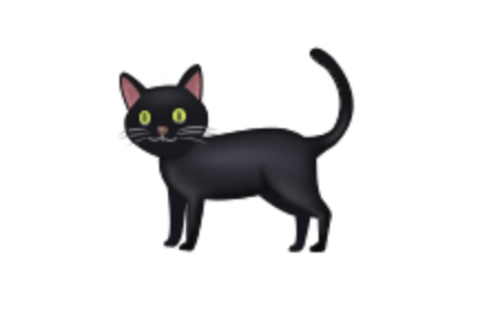 Black Cat Smiley