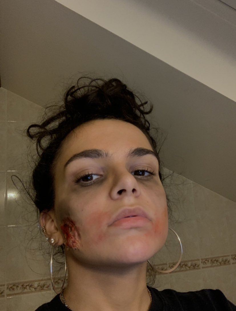 happilyjw_'s tweet image. just in time for the #LPMakeUpComp it’s my first time doing a make up so i know it’s absolutely not perfect but i’m kinda proud of me! Happy Halloween! 🎃 #thelpshowact3 #TheLPShow