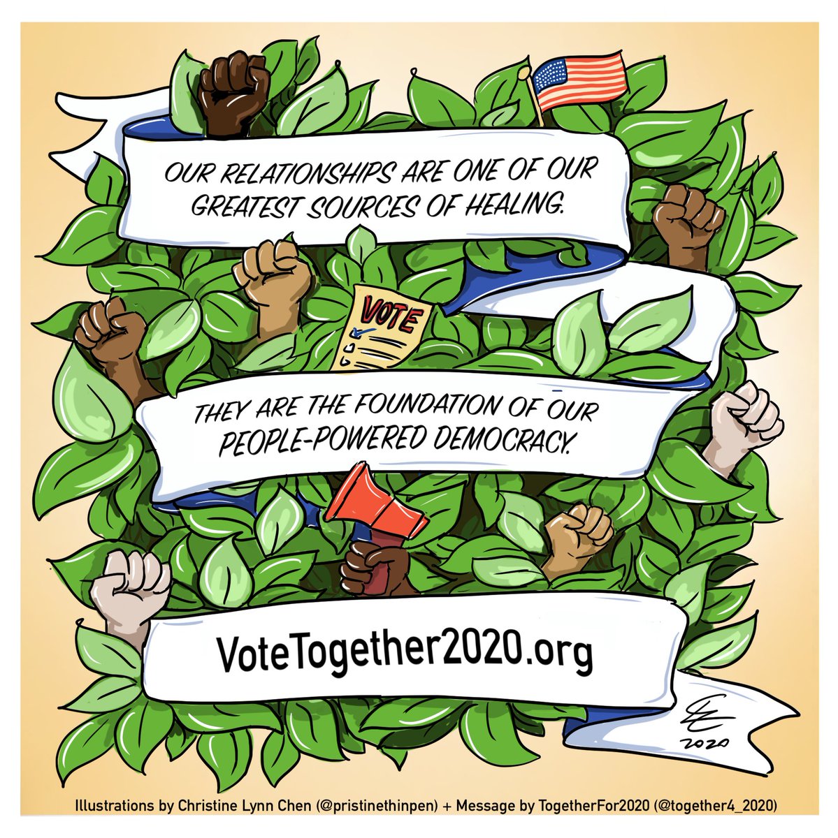 ErikaLynnGreen's tweet photo. We can do this - 3 days left! @PristineThinPen made this gorgeous image for @together4_2020 https://t.co/KG55EWfxrs