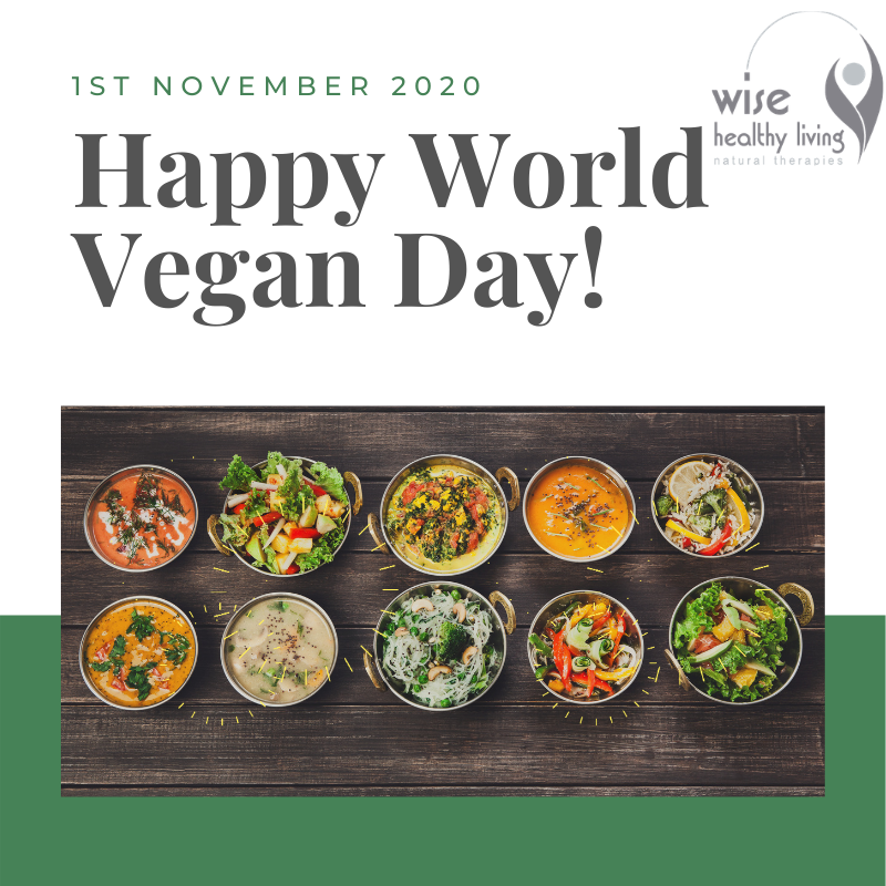 NaturopathNicky's tweet photo. Happy World Vegan Day 1st November 2020. Not a vegan and want to try?  Make sure you remember the golden rules to healthy balanced veganism...don't know what they are either?  Head over to our FB page for a little guidance on the way to achieve long term plant based eating. https://t.co/TSIY9BR7L3