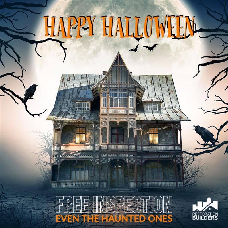 Aspenmark's tweet photo. #halloween #halloween2020 #trickortreat #roofing #roofingcontractor #dallasroofingcontractor #roofrepair #stormrestoration  #restorationbuilders https://t.co/gE7jA9nyQF