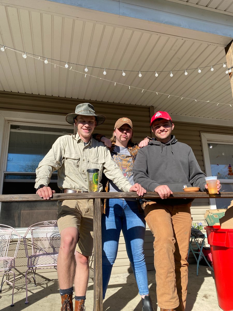 2020agpres's tweet photo. Joe Exotic and Steve Irwin made a visit today https://t.co/Lroq6NtJi2