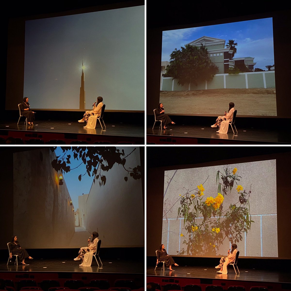 hindmezaina's tweet photo. Thanks to everyone that came to watch CITIZEN JANE: BATTLE FOR THR CITY and for staying back to listen to the conversation between me and @alamirareem. Good turn out and great audience engagement too.
📸 @mohamedsomji &amp; @TulipHazbar
(Background pics of Dubai by me.) https://t.co/eKYB5fTP9f