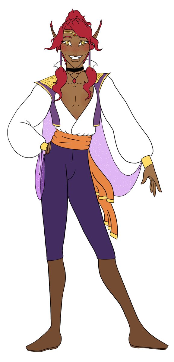 TheCatOnFireDnD's tweet photo. Hi! I'm Rixian Sunspear, but most people just call me Rixi! Feel free to ask me anything! #DnD4Halloween #dnd https://t.co/8VXZBC1DaO