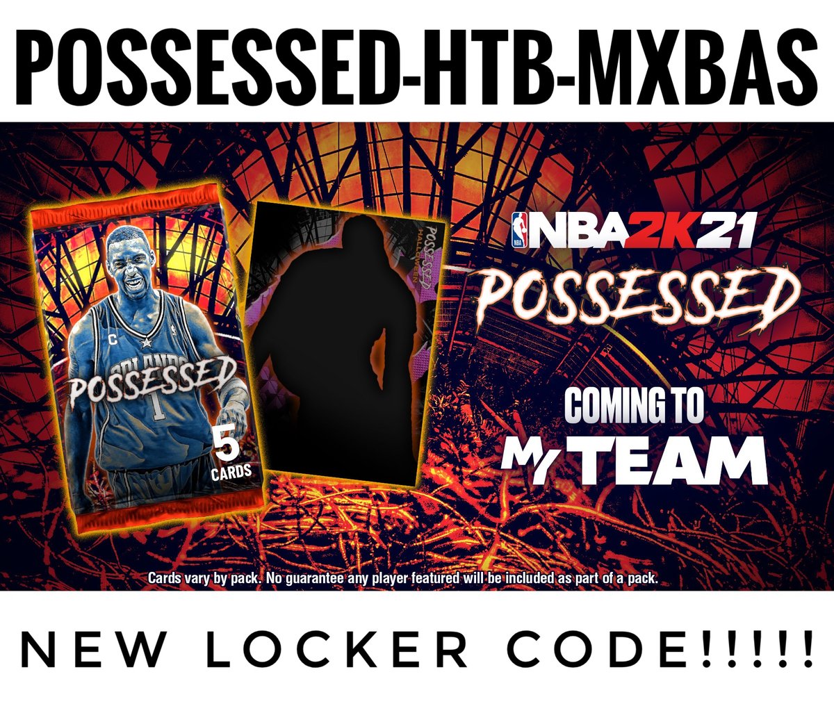 2kFanatics's tweet photo. POSSESSED-HTB-MXBAS - Possessed Pack, Finals Pack, Clutch Pack

#nba2k #nba2k21 #2k21 #lockercodes #2klockercodes #myteam #2kmyteam #2kcommunity #2kfollowers #nba2kmyteam #nba2k21myteam https://t.co/88FcBBZUww