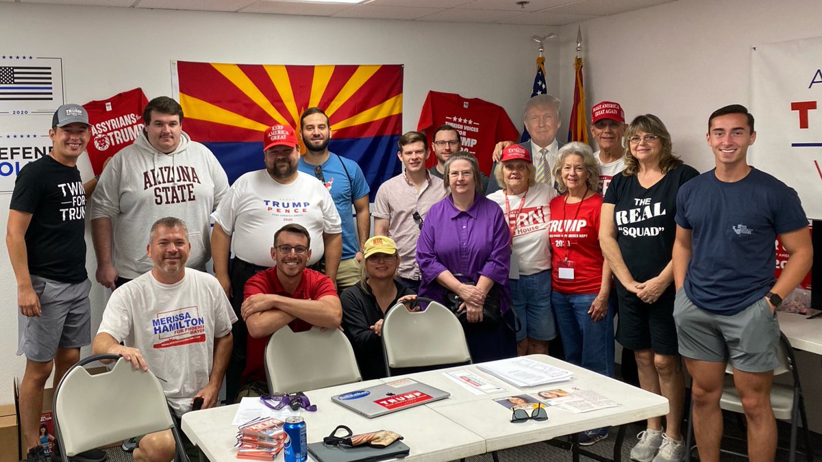 Christ0pherAZ's tweet image. Finishing STRONG with our last Super Saturday of the election! 

We had teams ALL ACROSS the West Valley getting out the vote for President @realDonaldTrump and for Republicans up and down the ballot. 

3 days until we #KeepArizonaRed!! #LeadRight