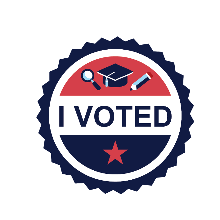 Have you already voted? Post one of our virtual “I voted” stickers on your social media profile and remind others to take part in the election!

#vote