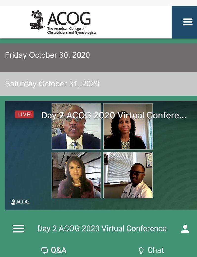 Dr. Eke and Dr. Wheeler debating PROLONG vs MEIS trial on the use of 17OHP for preterm birth. #ACOGVirtual20 <a href="/acog/">ACOG</a> #obgyntwitter #MFMtwitter ⁦<a href="/NationalMedAssn/">National Medical Association</a>⁩