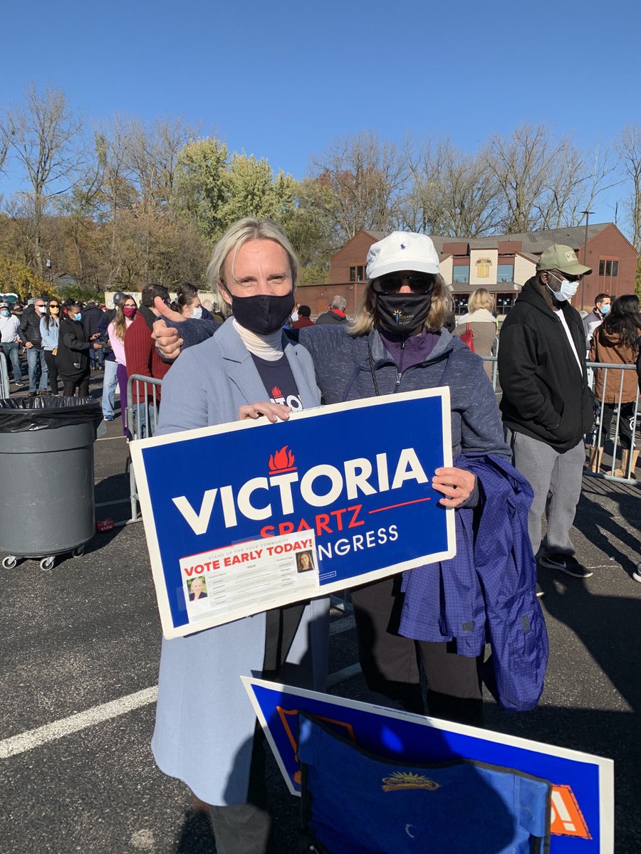 ⁦<a href="/Victoria_Spartz/">Victoria Spartz</a>⁩ is connecting with voters at the early voting locations! Vote for Victoria Spartz for Congress - 5th District!