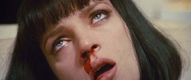 That dinner date goes horribly wrong when mia Wallace overdoses heroine and nearly dies, until an adrenaline injection is stabbed right into her heart. Again, life gives mia another chance.