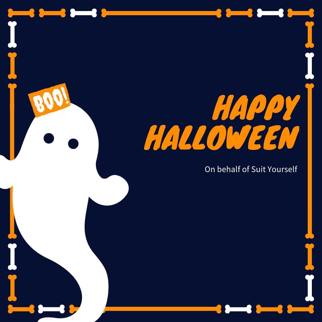 On behalf of all of us at Suit Yourself, we hope you have a happy &amp; safe Halloween!

How are you celebrating?