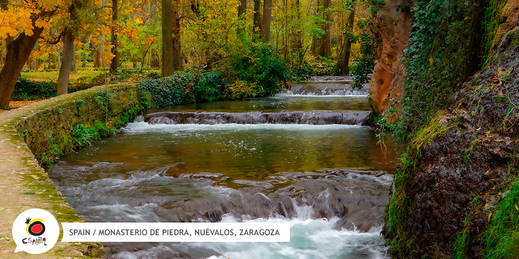 SpainInJapan's tweet image. 国の景勝地に登録されているアラゴン州サラゴサ県にあるピエドラ修道院。紅葉と滝の水辺が美しい秋は訪れるのにお勧めの季節です 🍁🍂

👉 buff.ly/3jE4QzZ

#BackToSpain #SpainNature