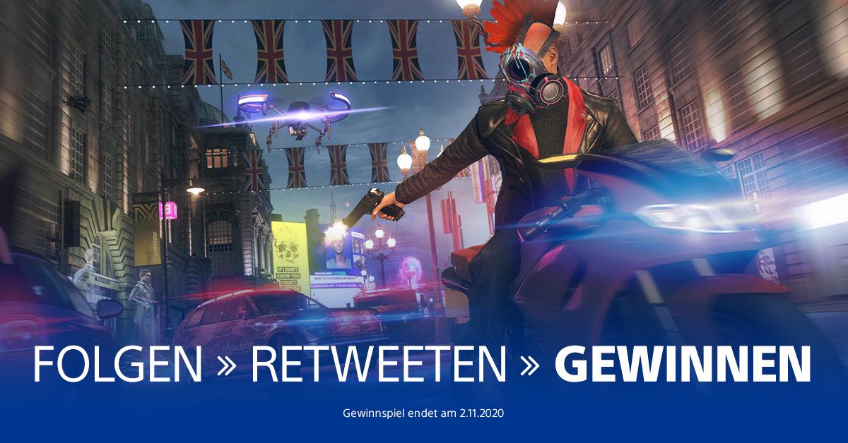 PlayStationDE's tweet photo. Schnappt euch einen von drei #WatchDogsLegion #PS4 Codes!

TNB: https://t.co/Hm4cNwH7PD https://t.co/52NFiE8f4c