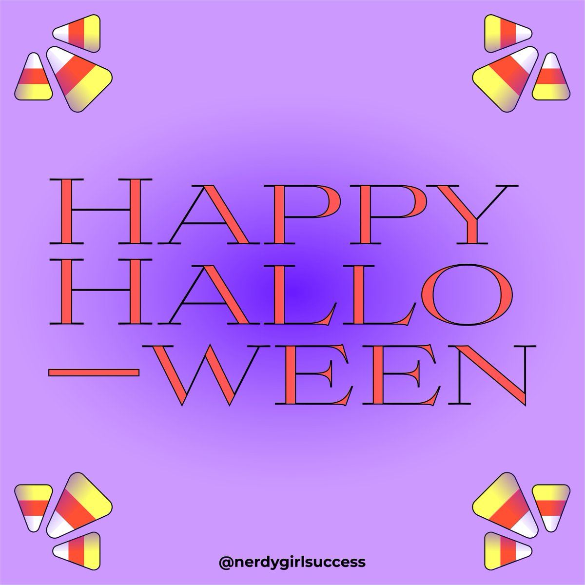 NerdGirlSuccess's tweet photo. Happy Halloween from all of us at Nerdy Girl Success! Make sure you're hopping into that (candy) bag today, ladies! https://t.co/5naMU8gyJy