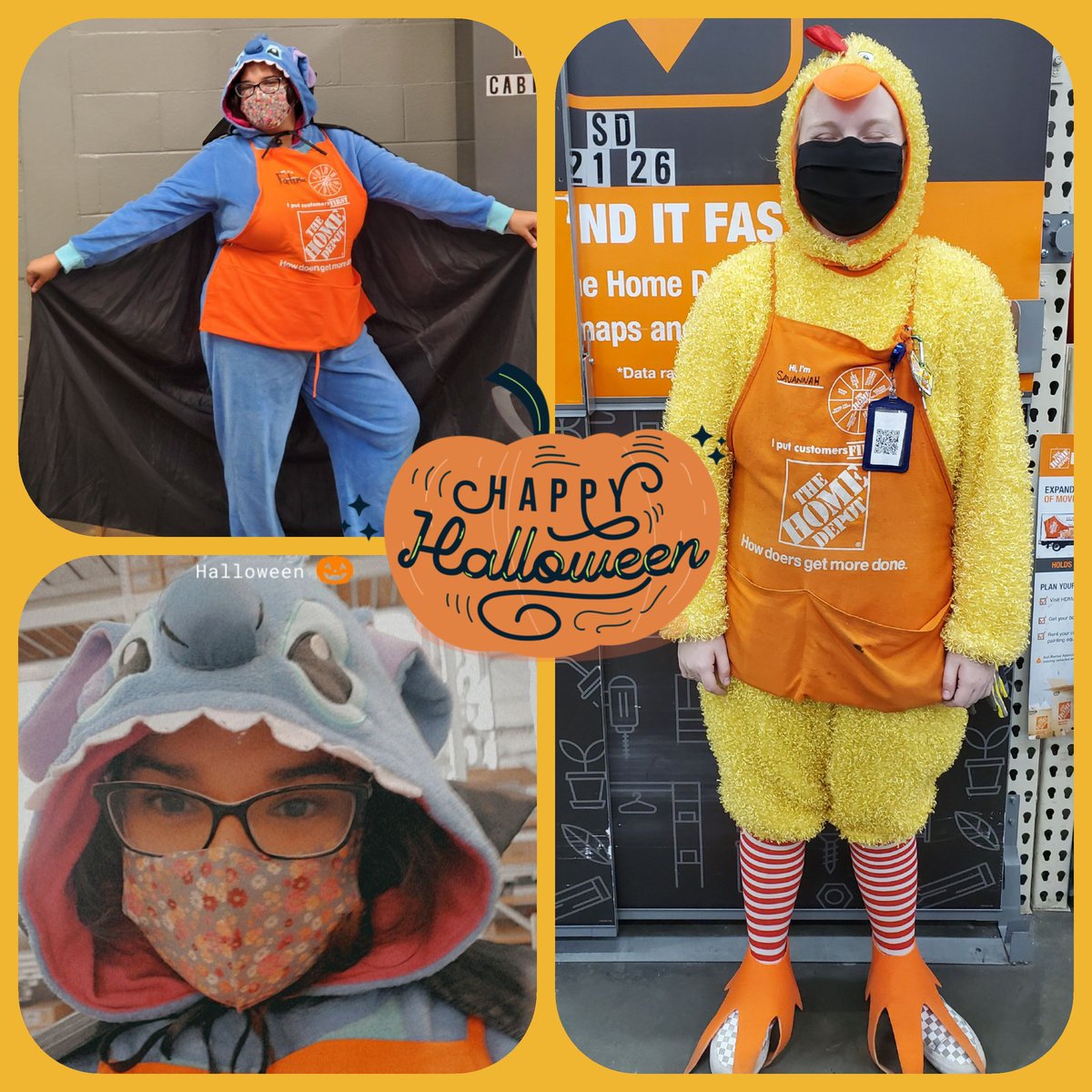Fatima88815864's tweet photo. Happy Halloween from store 0946! @HDMikeCastagna @cicco87 @rosas2821 @KeithLawHD https://t.co/u7NIWX5pYM