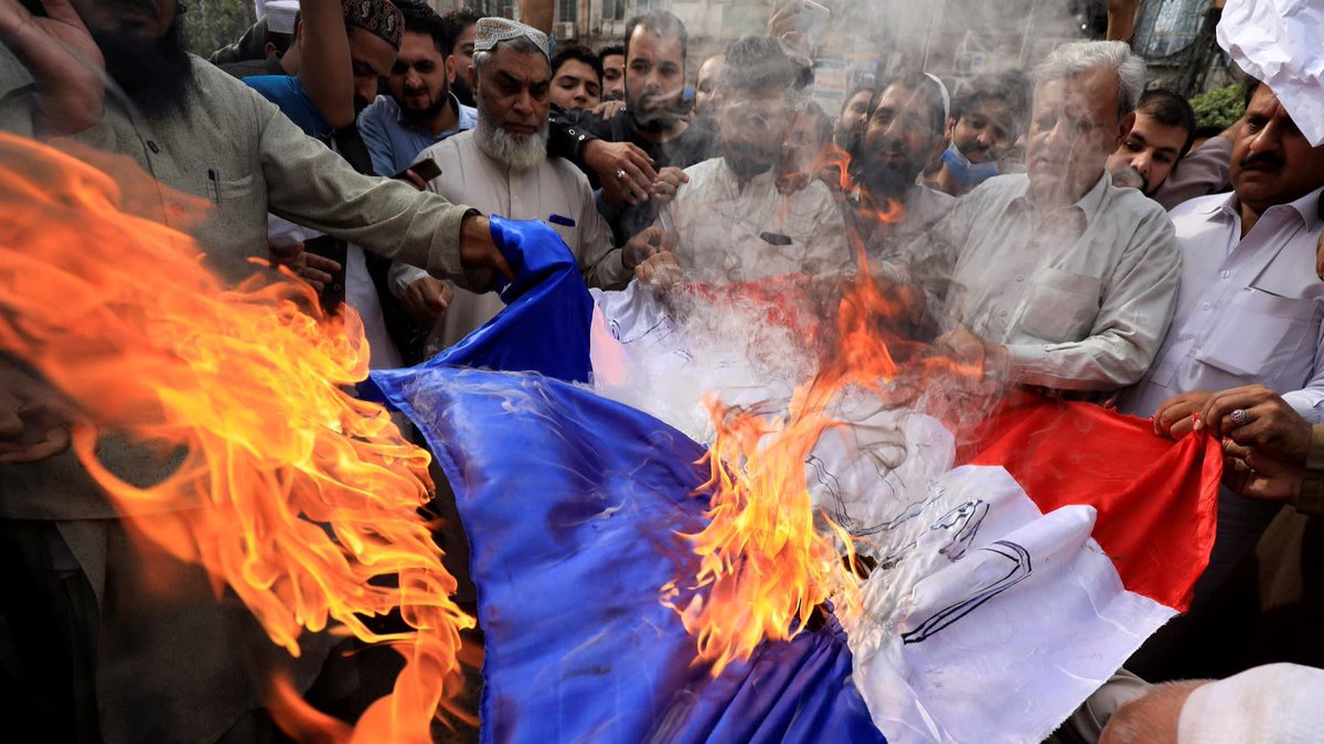 Es impactante el odio que tiene el mundo islámico y su sociedad por Europa y todo lo que representa. Nunca verás una manifestación en Alemania quemando banderas de Arabia Saudí...