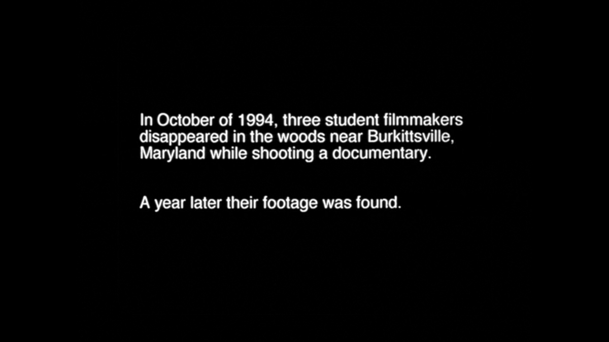 HAPPY HALLOWE'EN and WELCOME to aleph's great big BLAIR WITCH PROJECT LIVETWEET MEGATHREAD!!! i love this movie dearly & much more each time i see it; it's deeply mournful, smart, reflexive, funny, somehow counter-intuitively comforting. one of the best-ever films-about-films.
