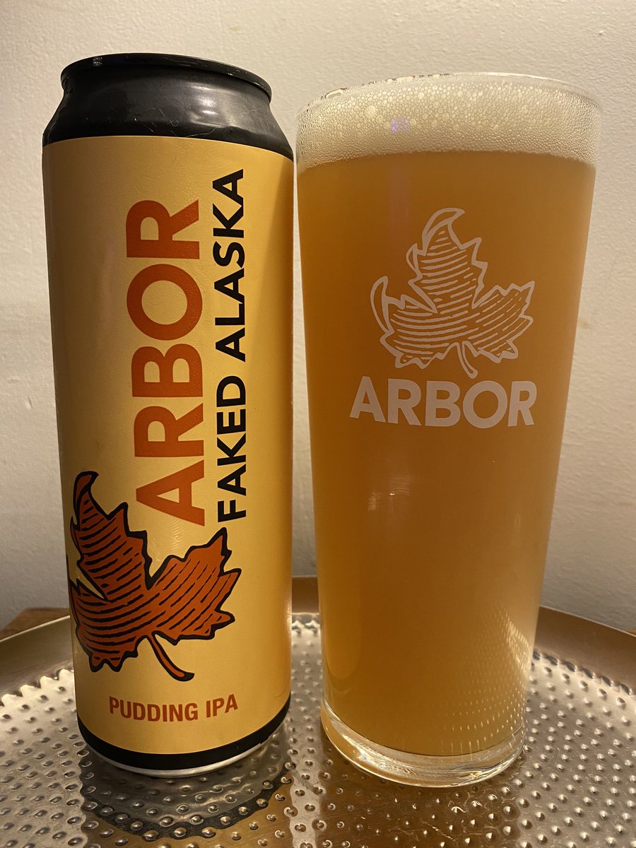 finknottle75's tweet photo. Wow... an absolute banger from @ArborAles. #Beer #CraftBeer #CraftNotCrap #PuddingIPA https://t.co/kQ1fzZ2HsM
