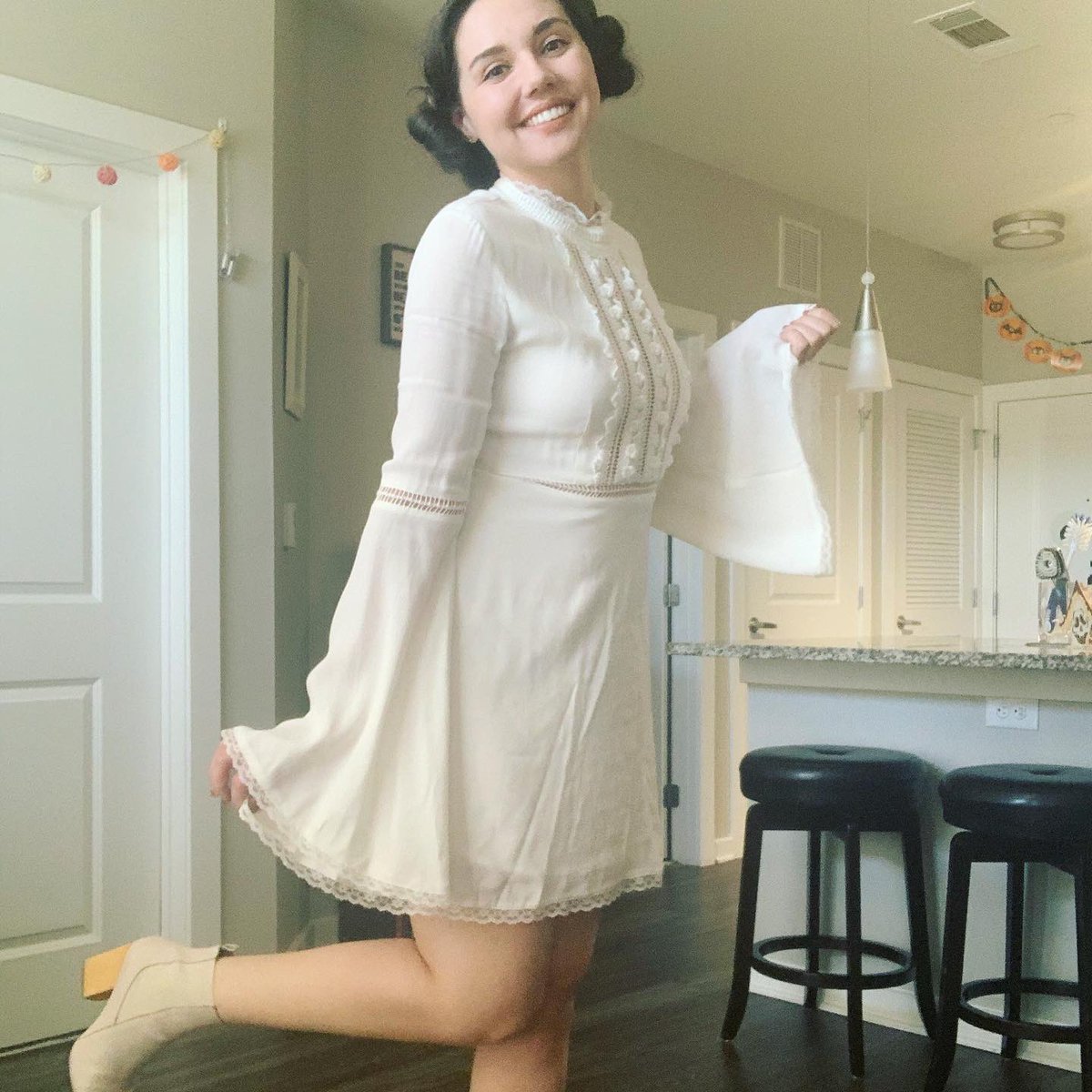 Aren’t you a little short for a stormtrooper?
.
Happy Halloween! Did I dress up as Princess Leia just for this photo, only to change into Halloween PJs for an evening of movies? Yes. Yes I did.
.
.
.
#halloween #holiday #princessleia #generalorgana #costume