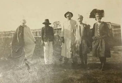 j9free's tweet photo. Halloween 1920....pretty sure they would scare the crap out of me if they knocked on my door tonight! (my gramma is in this picture) https://t.co/Zw9NgU1gQs