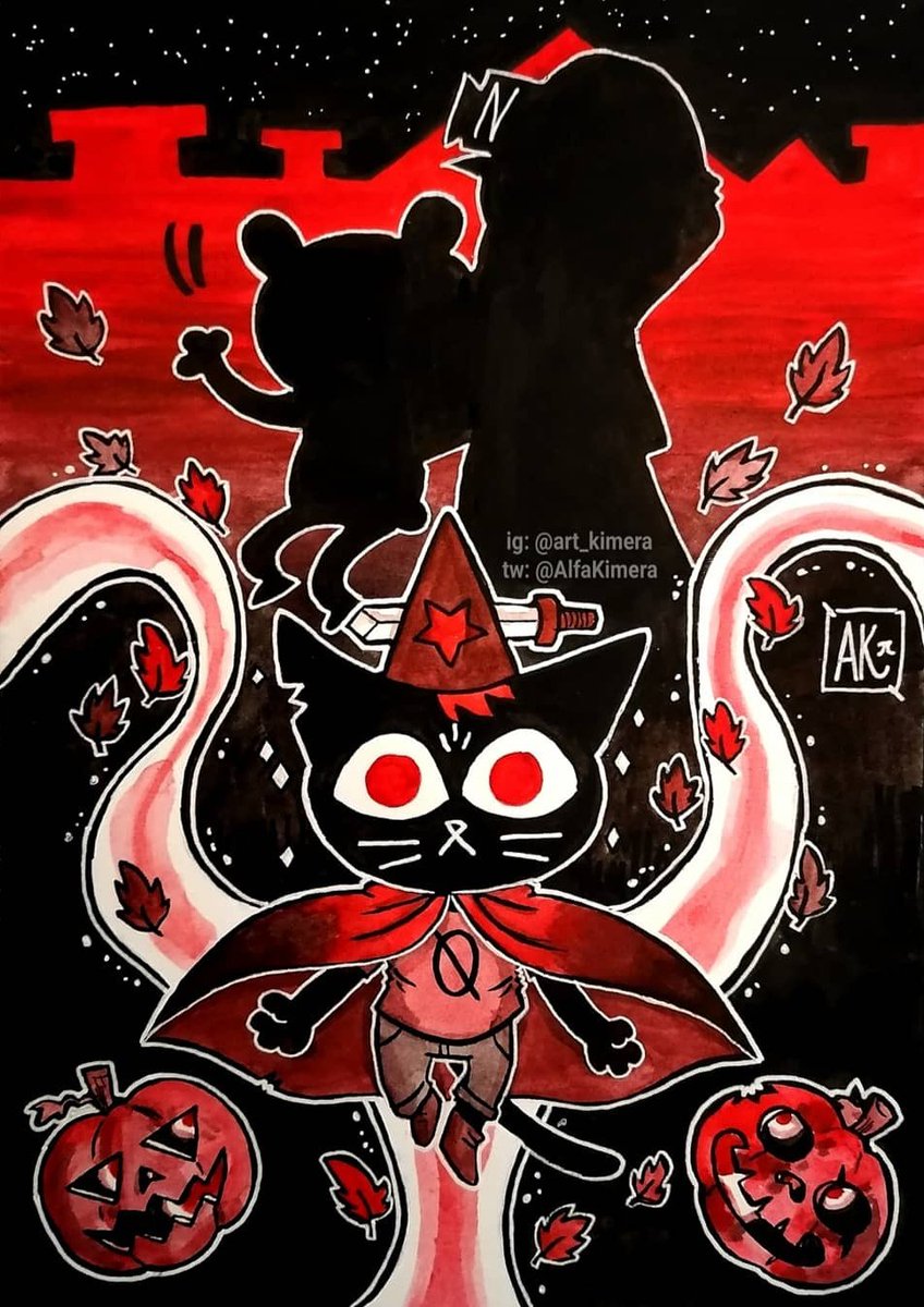  #Maetober2020 day 31: Harfest"Do you believe in ghosts? I saw it with my own eyes"  #nitw  #nightinthewoods  #drawtober  #drawtober2020  #artober  #Artober2020  #inktober2020  #inktober