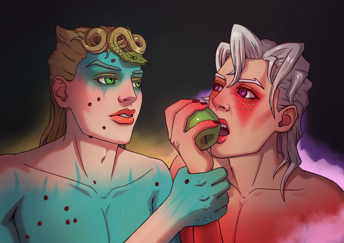 fredriks_foxy's tweet photo. Giorno Giovanna and Pannacotta Fugo as demons for Halloween 🎃
FuGio 🍓🐞
Instagram Collab @/giogiofredriks https://t.co/xWzFG869ww
