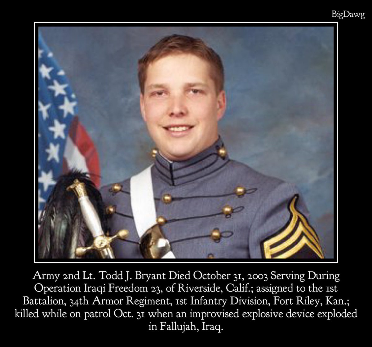 bigdawgjdub's tweet image. “They Say no man is truly Dead until he is Forgotten, so Today I say your name so you are not.”
#nooneleftbehind #nooneforgotten #thepriceoffreedom #rememberthefallen #resteasywarrior #goldstarfamilies #thankyouforyourserviceandsacrifice